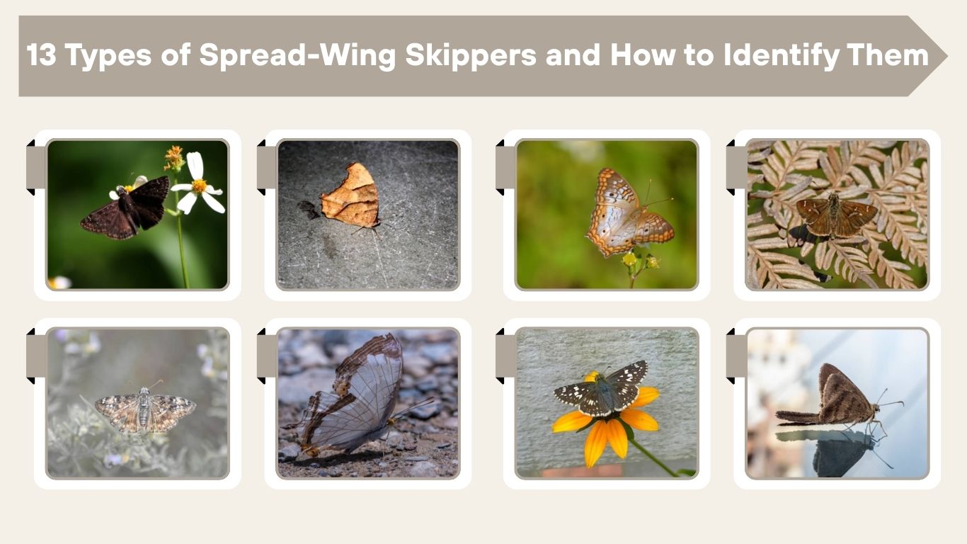 13 Types of Spread-Wing Skippers and How to Identify Them