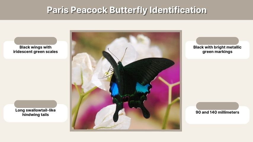 Paris Peacock Butterfly Identification