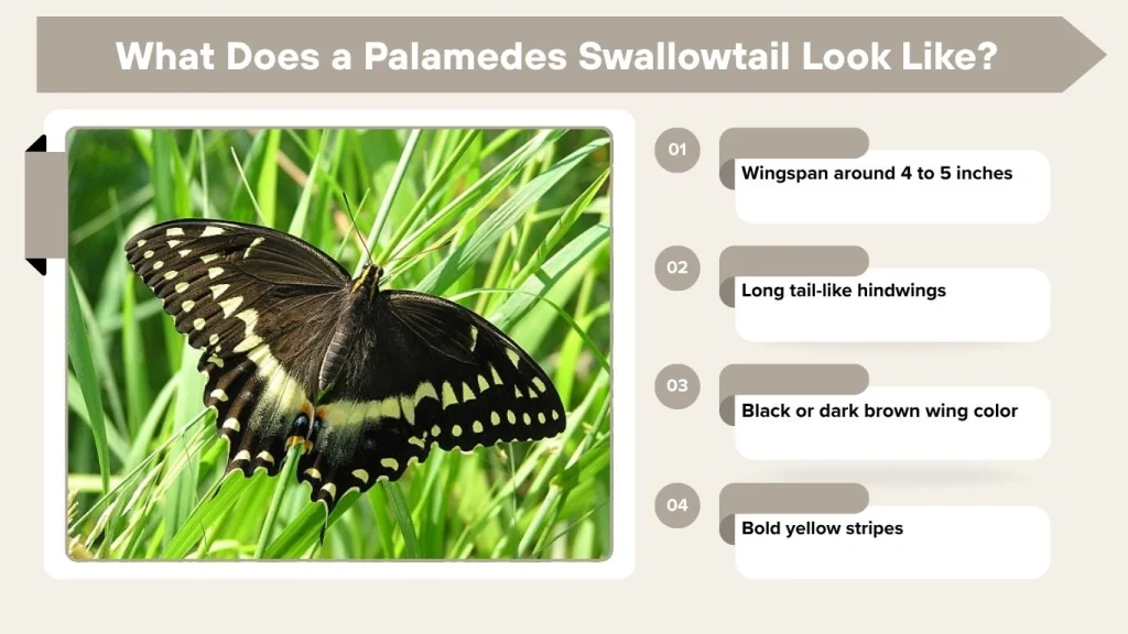 What Does a Palamedes Swallowtail Look Like?