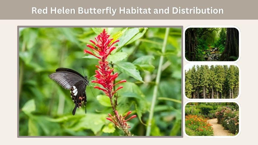 Red Helen Butterfly Habitat and Distribution