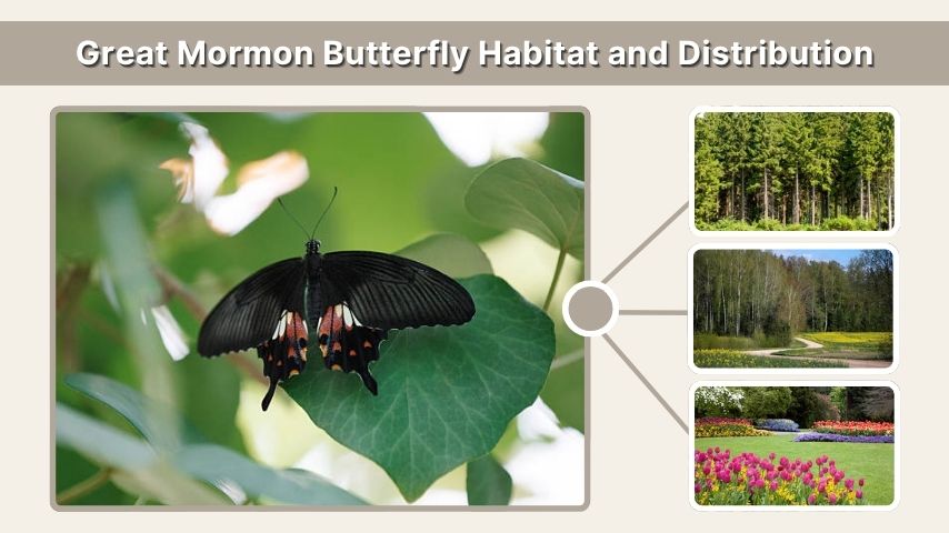 Great Mormon Butterfly Habitat and Distribution