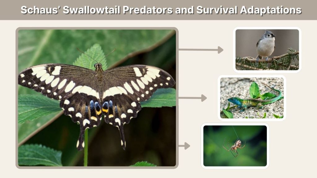 Schaus’ Swallowtail Predators and Survival Adaptations