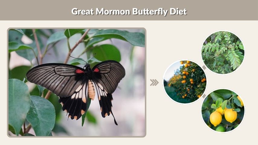 Great Mormon Butterfly Diet