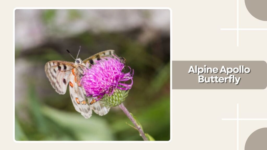 Alpine Apollo Butterfly
