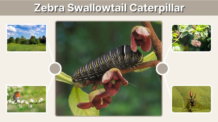 Zebra Swallowtail Caterpillar: Life on the Pawpaw Leaf