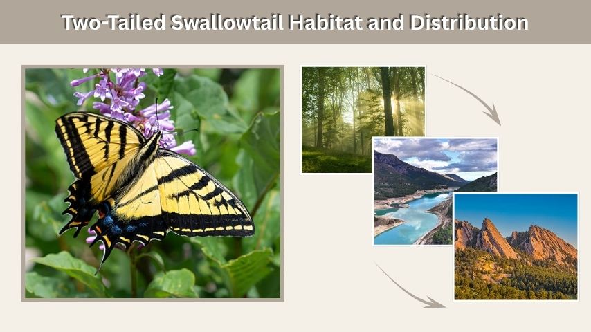 Two-Tailed Swallowtail Habitat and Distribution