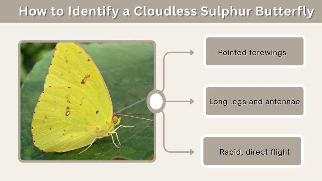 How to Identify a Cloudless Sulphur Butterfly
