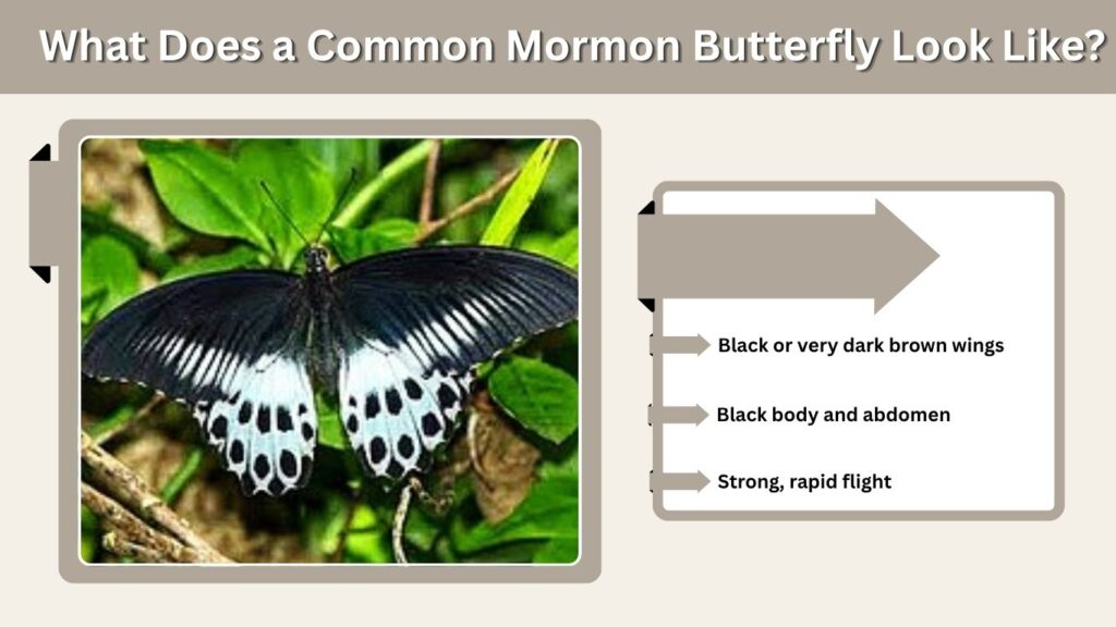 What Does a Common Mormon Butterfly Look Like?v