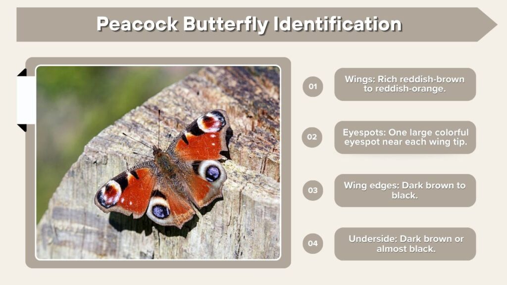 Peacock Butterfly Identification